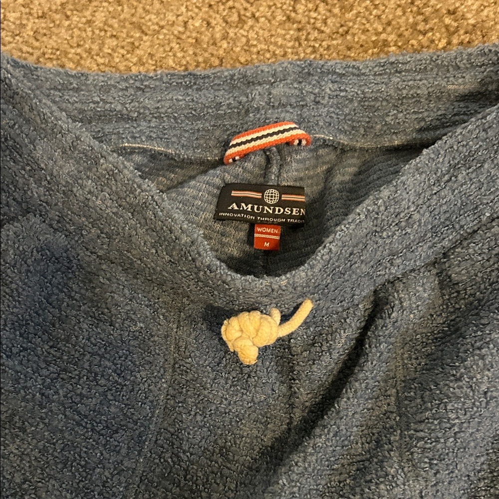 Amundsen Blue Knit Lounge Pants - Picture 4 of 6